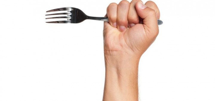 holding fork